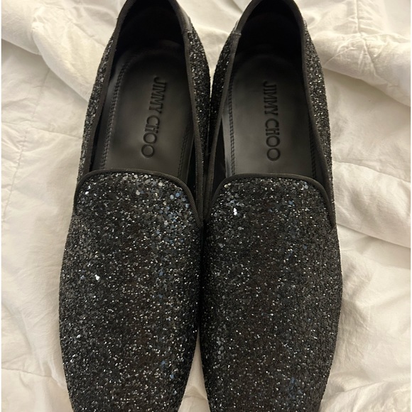 Men’s Jimmy Choo black sequent slip/on loafers size 11.5 NEW - Picture 2 of 7